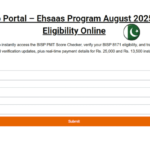 BISP PMT Score Check Online 2025