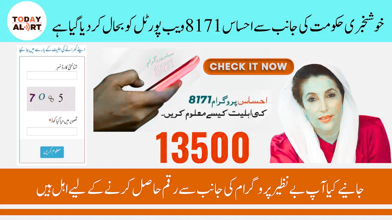 Ehsaas 8171 Web Portal January 2026