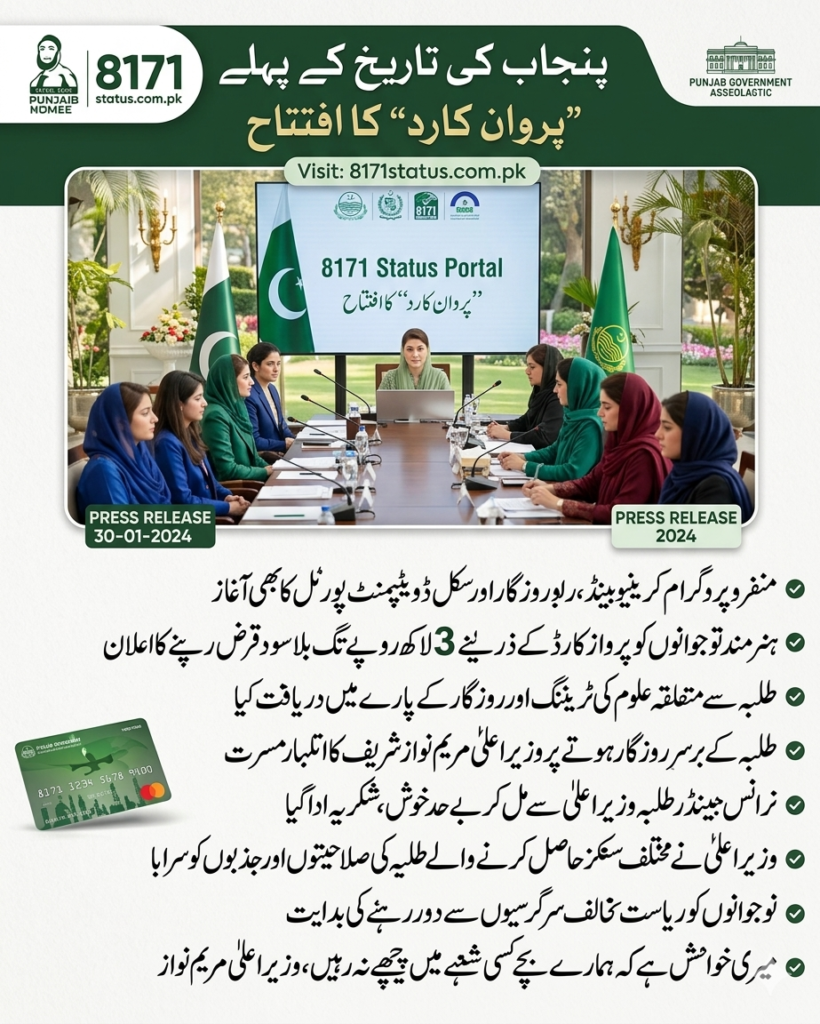 Parwaaz Card CM Punjab Program 2026
